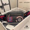 69308d506e68136f4d9a92e4 GUCCI Men's Waist Bag Real Shot High-Quality Replica Premium PVC with Full-Grain Leather YKK Zipper
