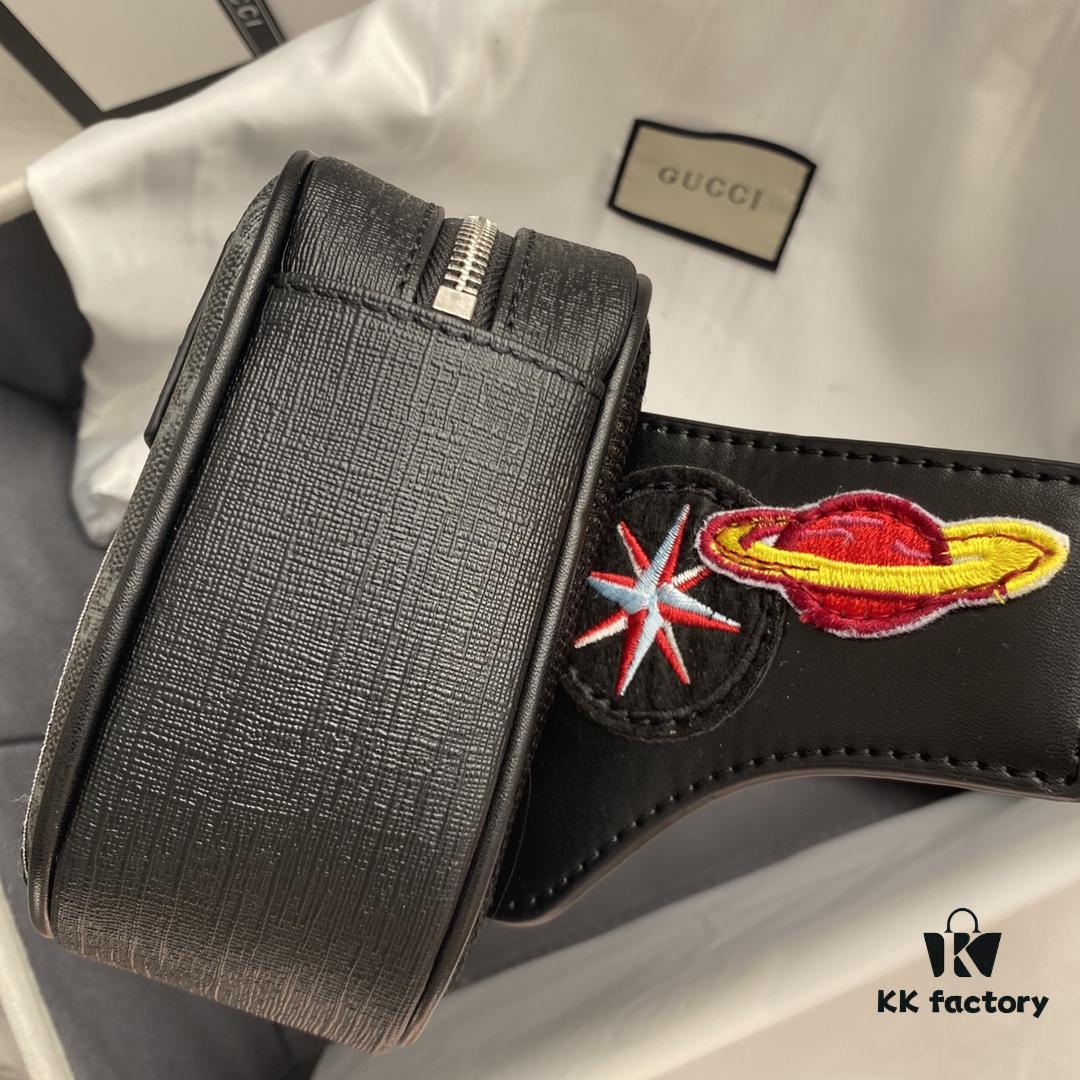 69308d526e68136f4d9a92e8 GUCCI Men's Waist Bag Real Shot High-Quality Replica Premium PVC with Full-Grain Leather YKK Zipper
