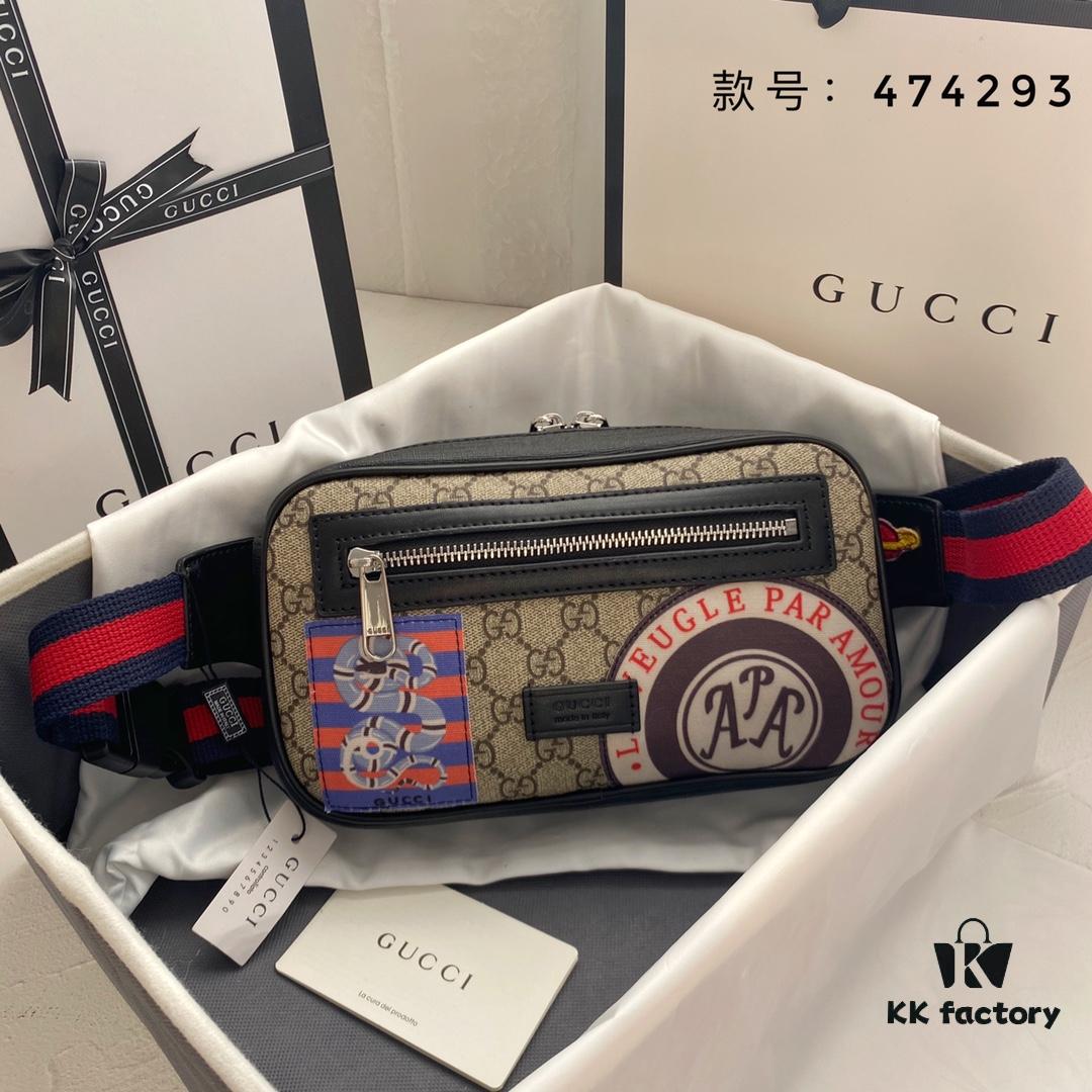 69308d556e68136f4d9a92ec GUCCI Men's Waist Bag 474293 - Real Shot