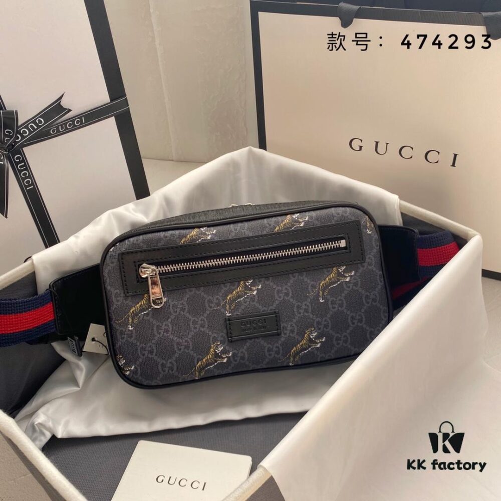 69308d5a6e68136f4d9a92f4 GUCCI Men's Waist Bag Real Shot 💪 High-Quality Replica with Imported PVC Material and Full-Grain Leather, YKK Smooth Zipper, Perfect Craftsmanship
