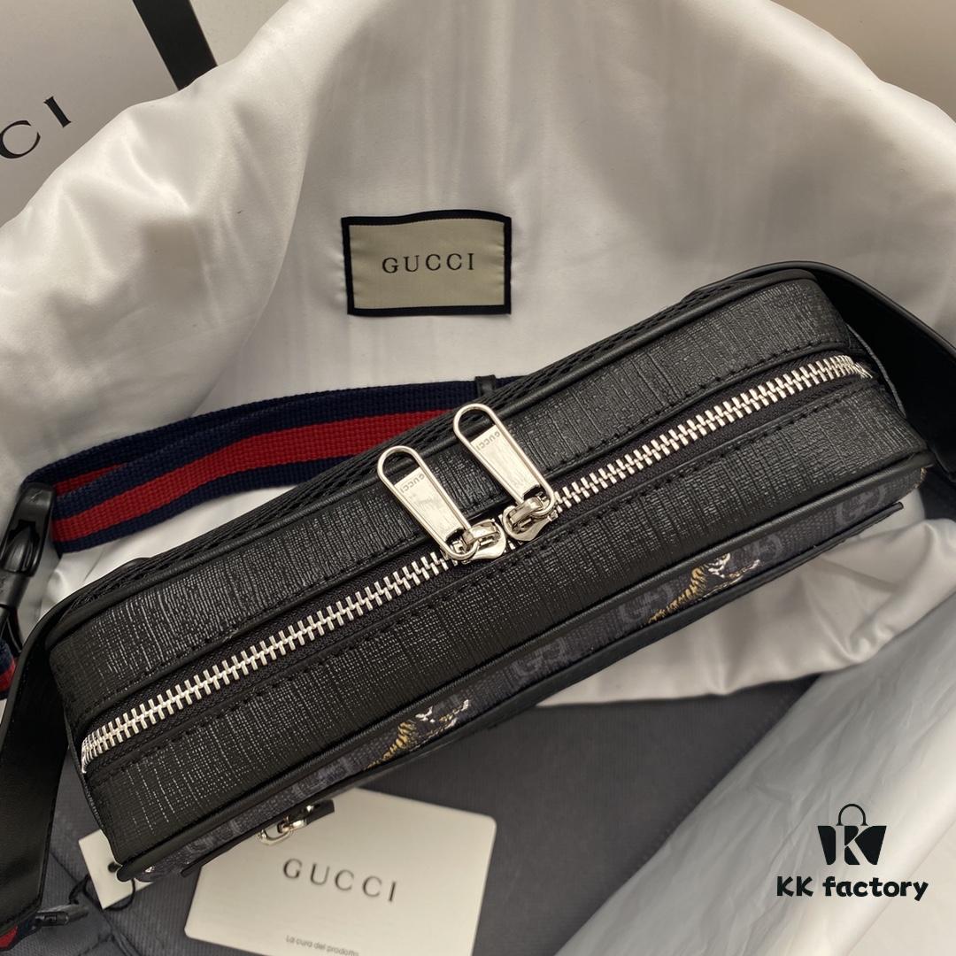 69308d5b6e68136f4d9a92f7 GUCCI Men's Waist Bag Real Shot 💪 High-Quality Replica with Imported PVC Material and Full-Grain Leather, YKK Smooth Zipper, Perfect Craftsmanship