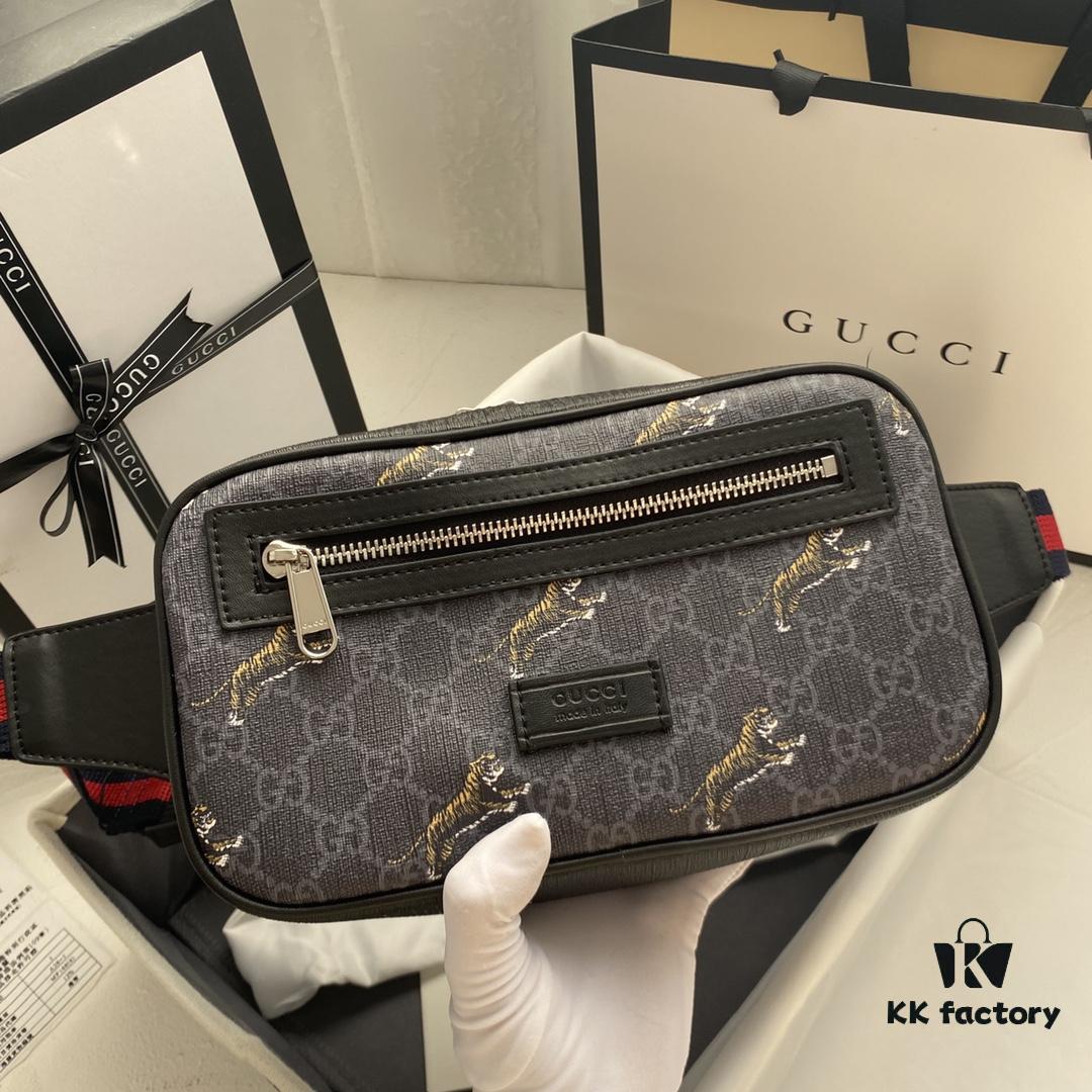 69308d5c6e68136f4d9a92fa GUCCI Men's Waist Bag Real Shot 💪 High-Quality Replica with Imported PVC Material and Full-Grain Leather, YKK Smooth Zipper, Perfect Craftsmanship