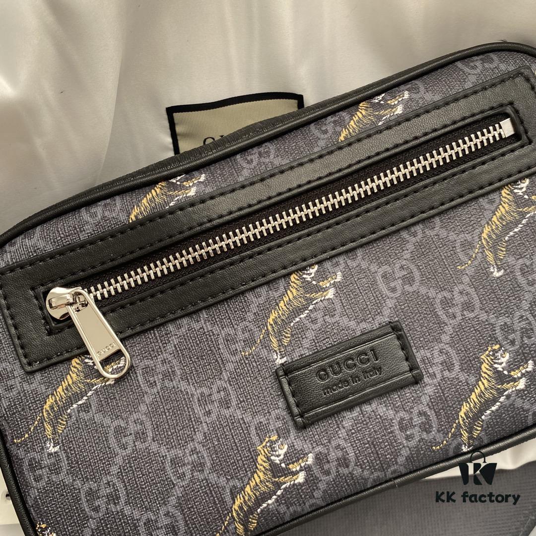 69308d5c6e68136f4d9a92fb GUCCI Men's Waist Bag Real Shot 💪 High-Quality Replica with Imported PVC Material and Full-Grain Leather, YKK Smooth Zipper, Perfect Craftsmanship