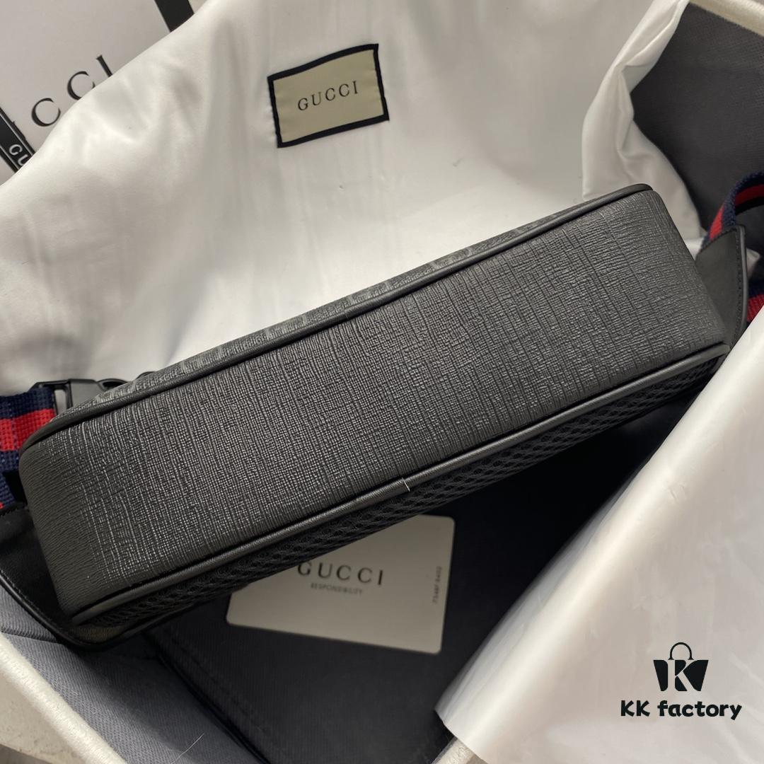 69308d666e68136f4d9a930c GUCCI Men's Waist Bag 474293 Real Photos Size: 24*14*5.5