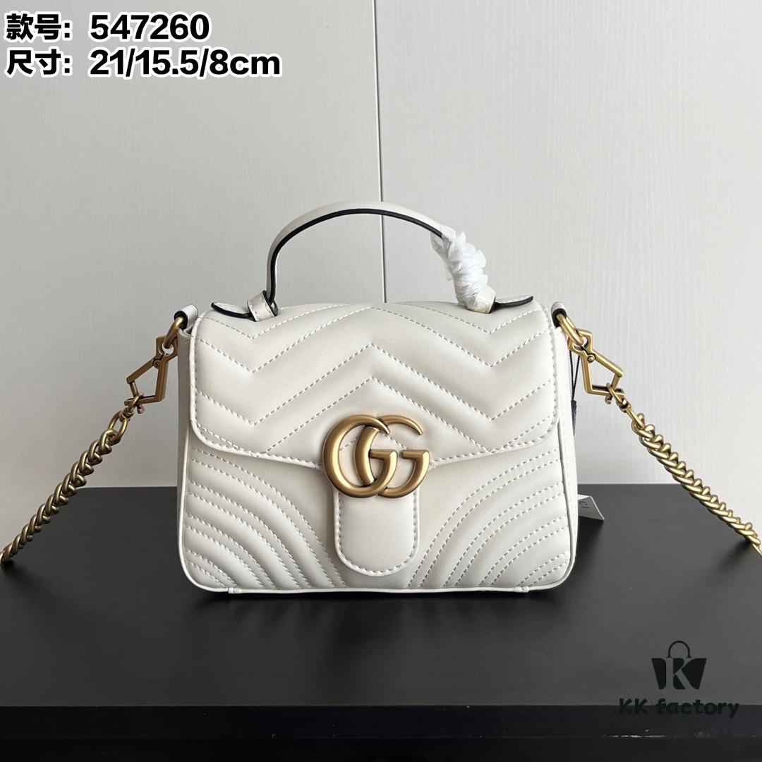 69308da56e68136f4d9a9369 Authentic Shot # GG Marmont Mini Messenger Bag 547260 Size: 21*15.5*8cm