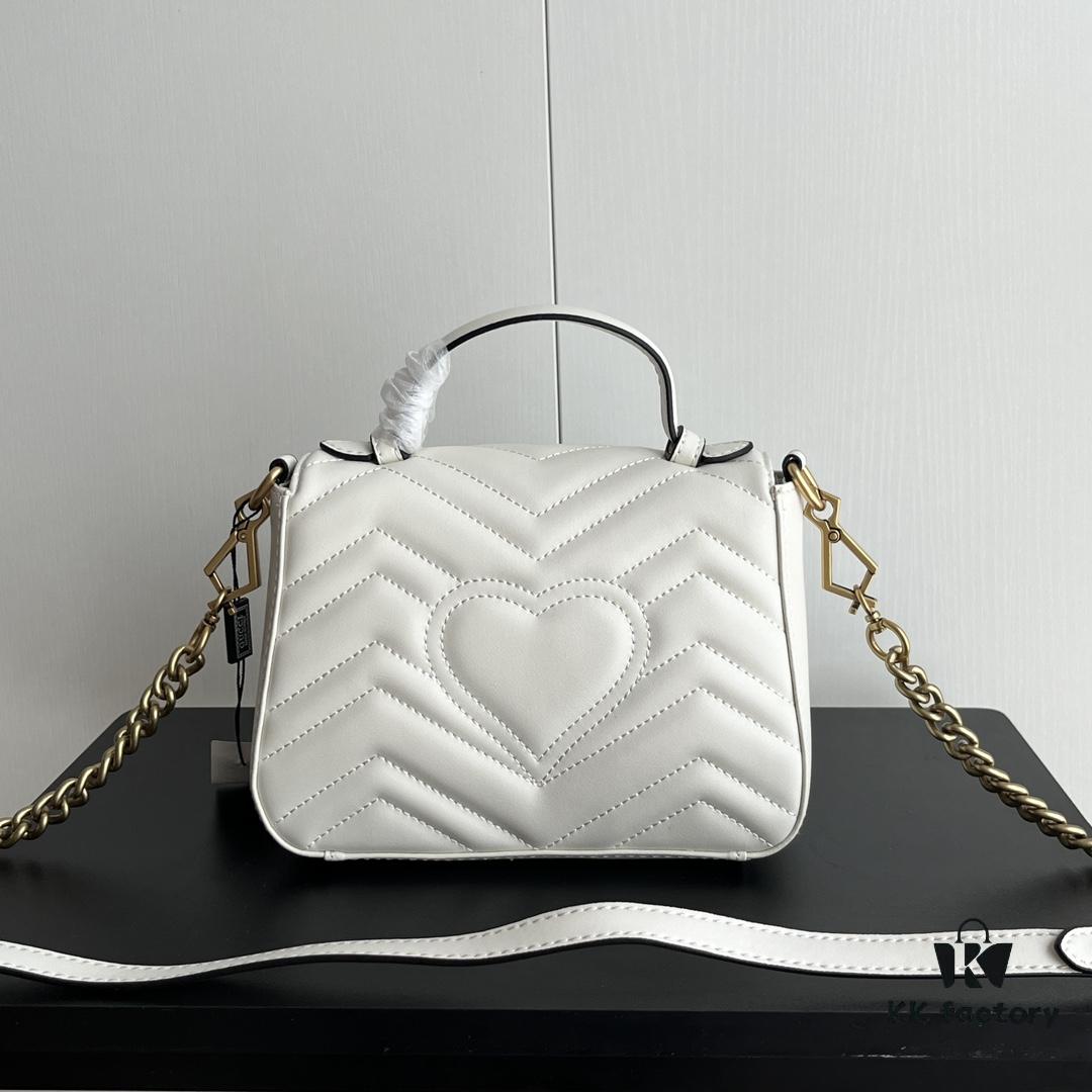 69308da66e68136f4d9a936e Authentic Shot # GG Marmont Mini Messenger Bag 547260 Size: 21*15.5*8cm
