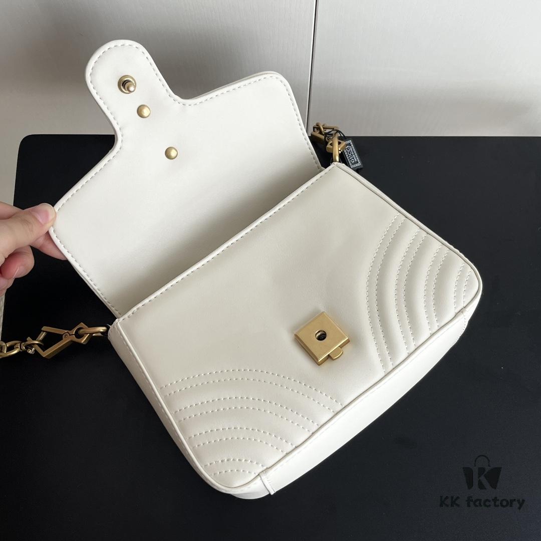 69308da76e68136f4d9a936f Authentic Shot # GG Marmont Mini Messenger Bag 547260 Size: 21*15.5*8cm