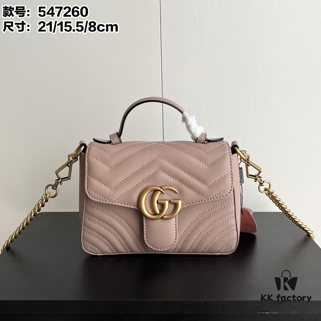Authentic Photo # GG Marmont Mini Messenger Bag 547260 Size 21*15.5*8cm