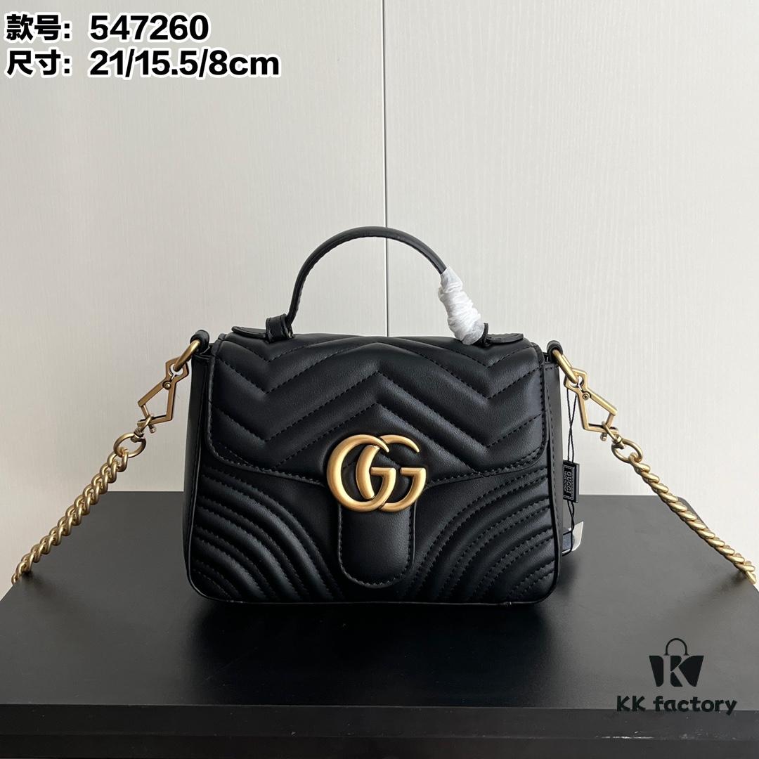 69308db36e68136f4d9a9385 Authentic Photo # GG Marmont Mini Messenger Bag Style No. 547260 Size: 21*15.5*8cm