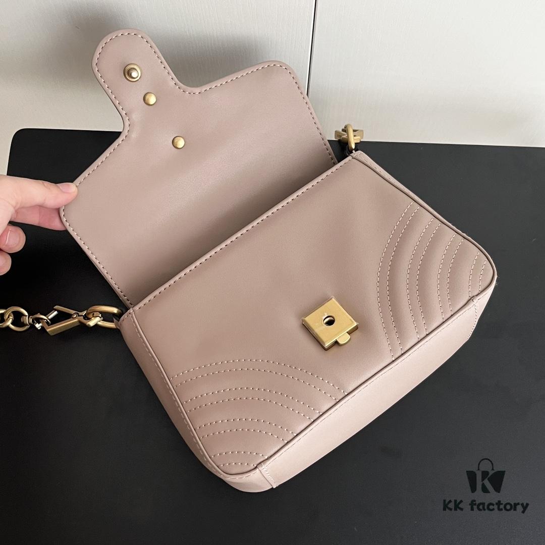 Authentic Photo # GG Marmont Mini Messenger Bag 547260 Size 21*15.5*8cm