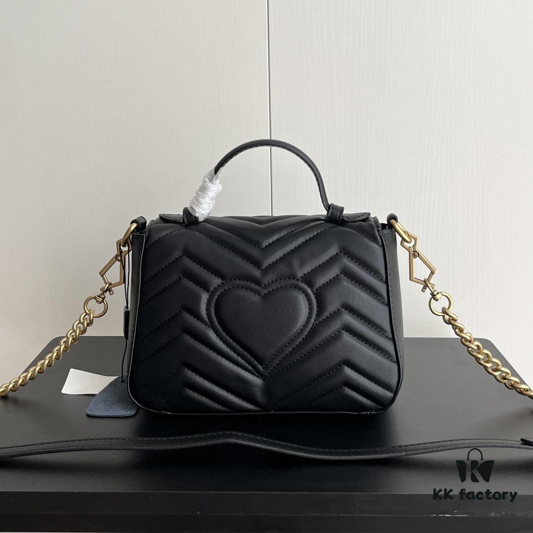 69308db36e68136f4d9a9389 Authentic Photo # GG Marmont Mini Messenger Bag Style No. 547260 Size: 21*15.5*8cm