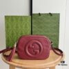 69308db86e68136f4d9a938e Gucci Blondie Camera Bag Model 742360 Genuine Top-Grain Leather Size 21*15.5*5.5cm