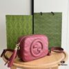 69308db96e68136f4d9a9390 Gucci Blondie Camera Bag Model 742360 Genuine Top-Grain Leather Size 21*15.5*5.5cm