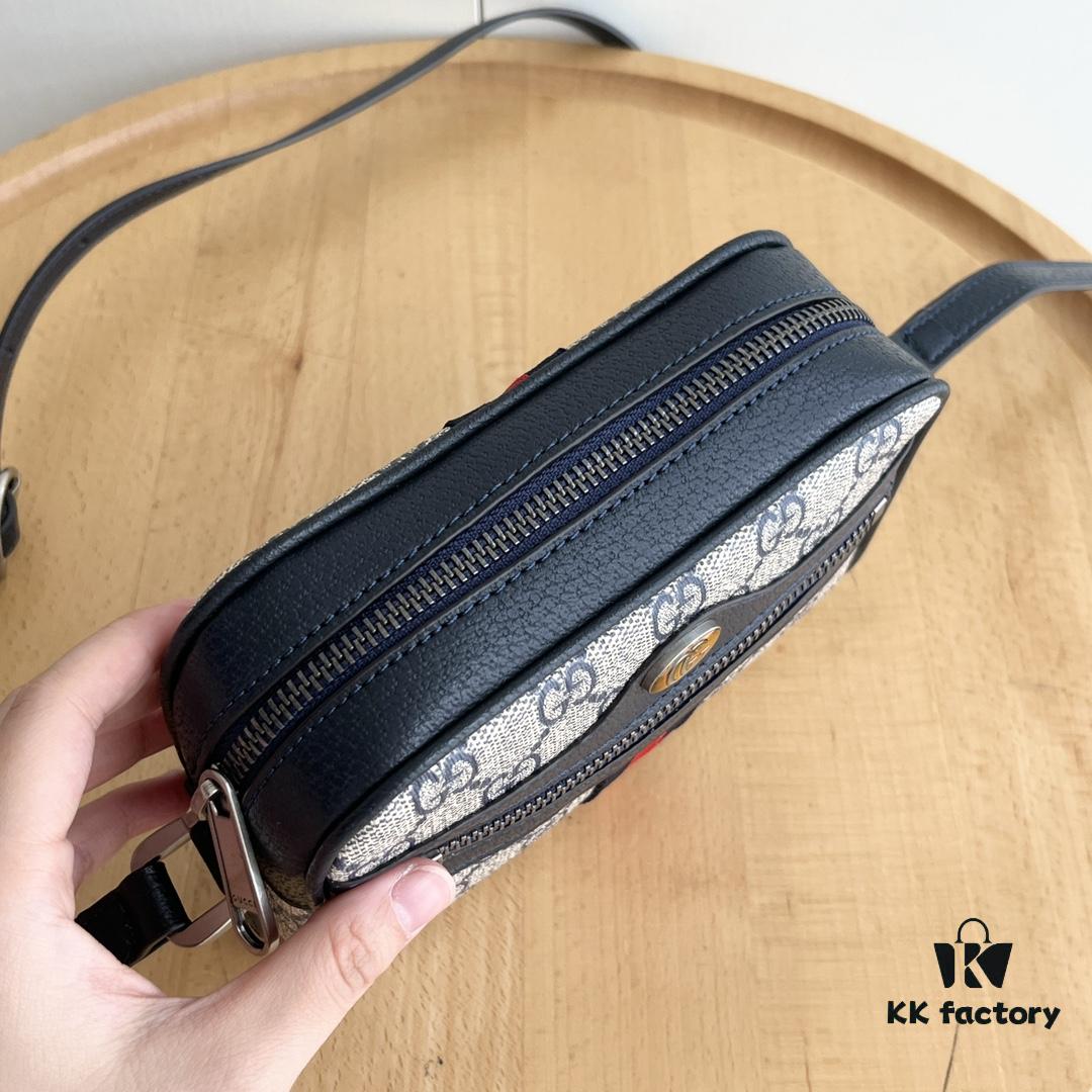 69308dc96e68136f4d9a93ab Gucci Ophidia Series Crossbody Bag Model 517350 Size 17.5*12*5.5cm Adjustable Strap with Key Holder