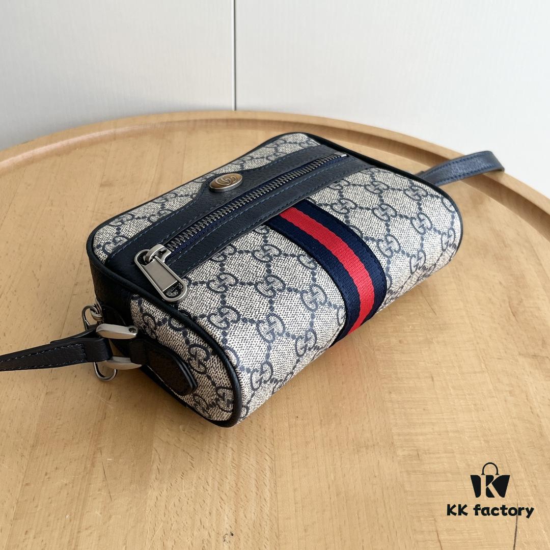 69308dc96e68136f4d9a93ac Gucci Ophidia Series Crossbody Bag Model 517350 Size 17.5*12*5.5cm Adjustable Strap with Key Holder