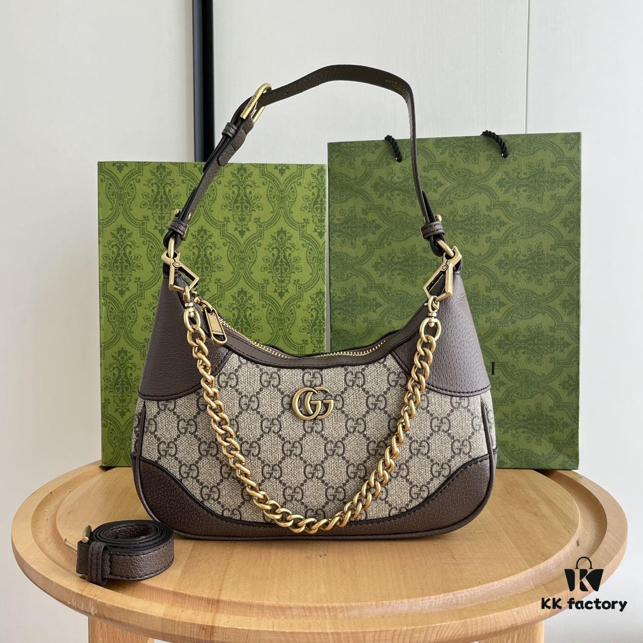 69308ddc6e68136f4d9a93ce Gucci New Hobo Crescent Bag Real Shot Model 731817 Vintage Flower