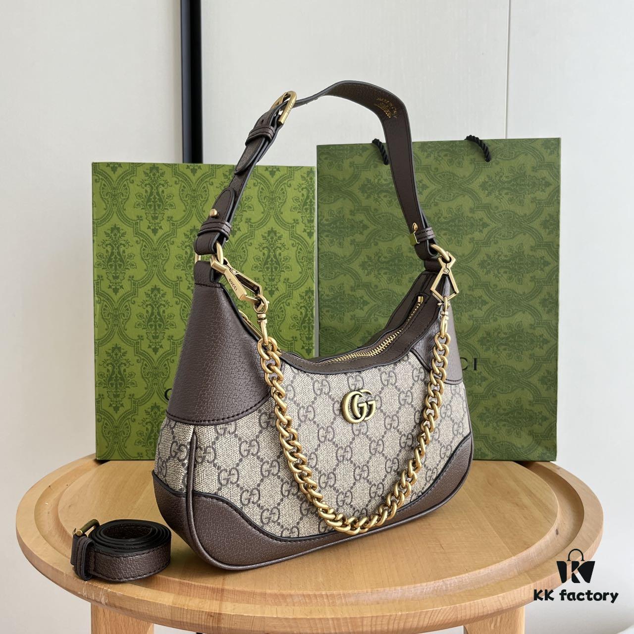 69308ddc6e68136f4d9a93cf Gucci New Hobo Crescent Bag Real Shot Model 731817 Vintage Flower