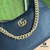 69308de16e68136f4d9a93db Gucci New Hobo Crescent Bag in Black, Model No. 731817, Size 25×19×7cm