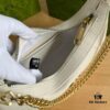 69308de76e68136f4d9a93e7 Gucci New Hobo Crescent Bag in White