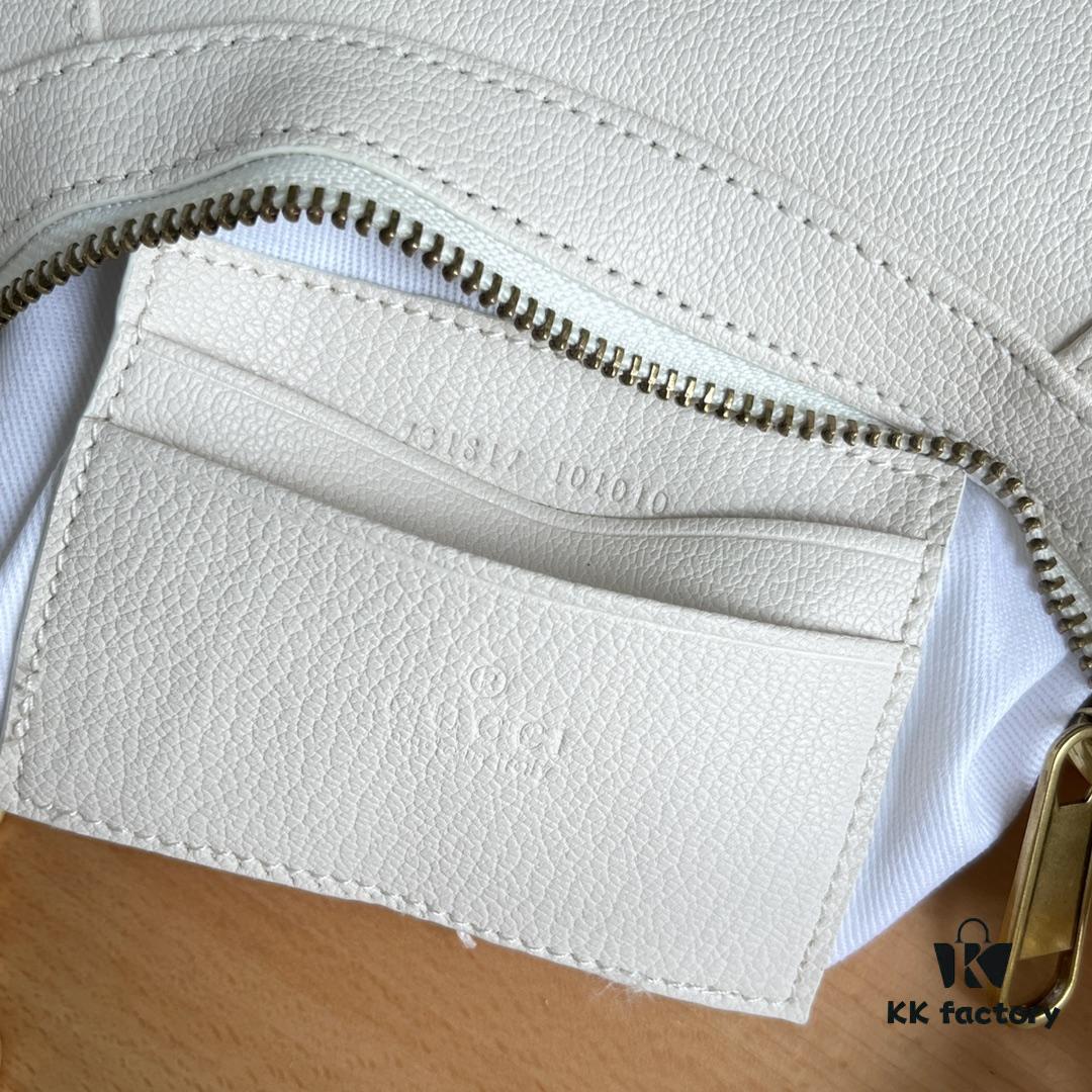 69308de86e68136f4d9a93e8 Gucci New Hobo Crescent Bag in White