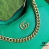 Gucci New Hobo Crescent Bag in Green