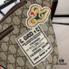 69308df96e68136f4d9a9408 Authentic Photo # Model: 529711 Embroidered Universe Size: 28x18x8cm. GG Ophidia Inspired by Vintage Aviation Mail Style with Planet Motif Embroidery Front Pocket Design Waist Bag Crossbody Bag