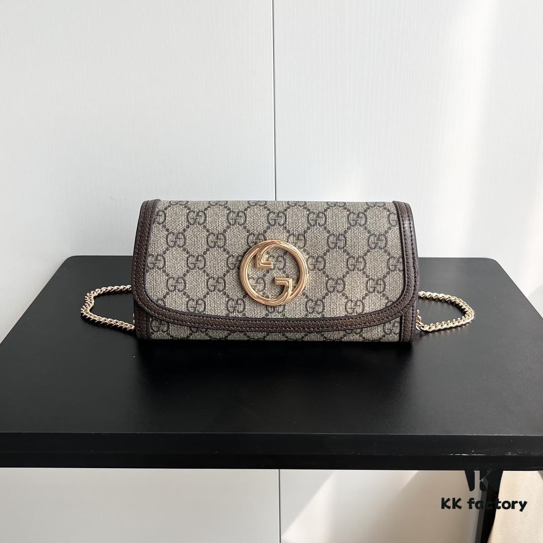 69308dff6e68136f4d9a9415 Authentic Shot # Gucci Blondie 725215 with Box 21x10.5cm