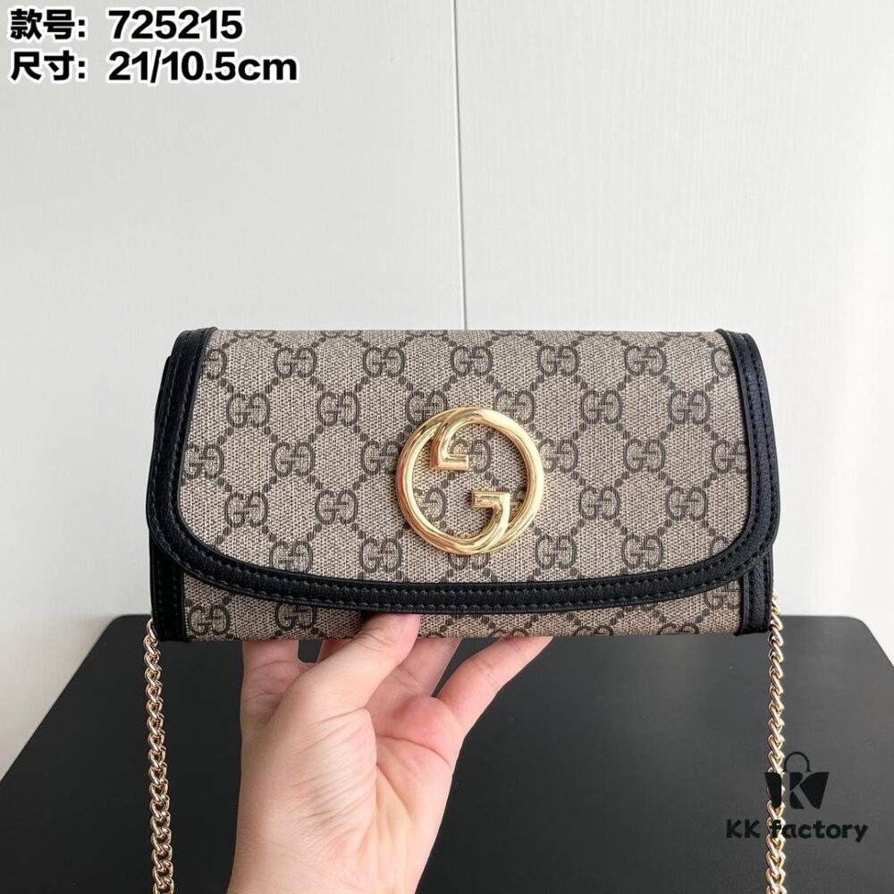 Authentic Gucci Blondie Bag 725215 with Box, Size: 21x10.5cm