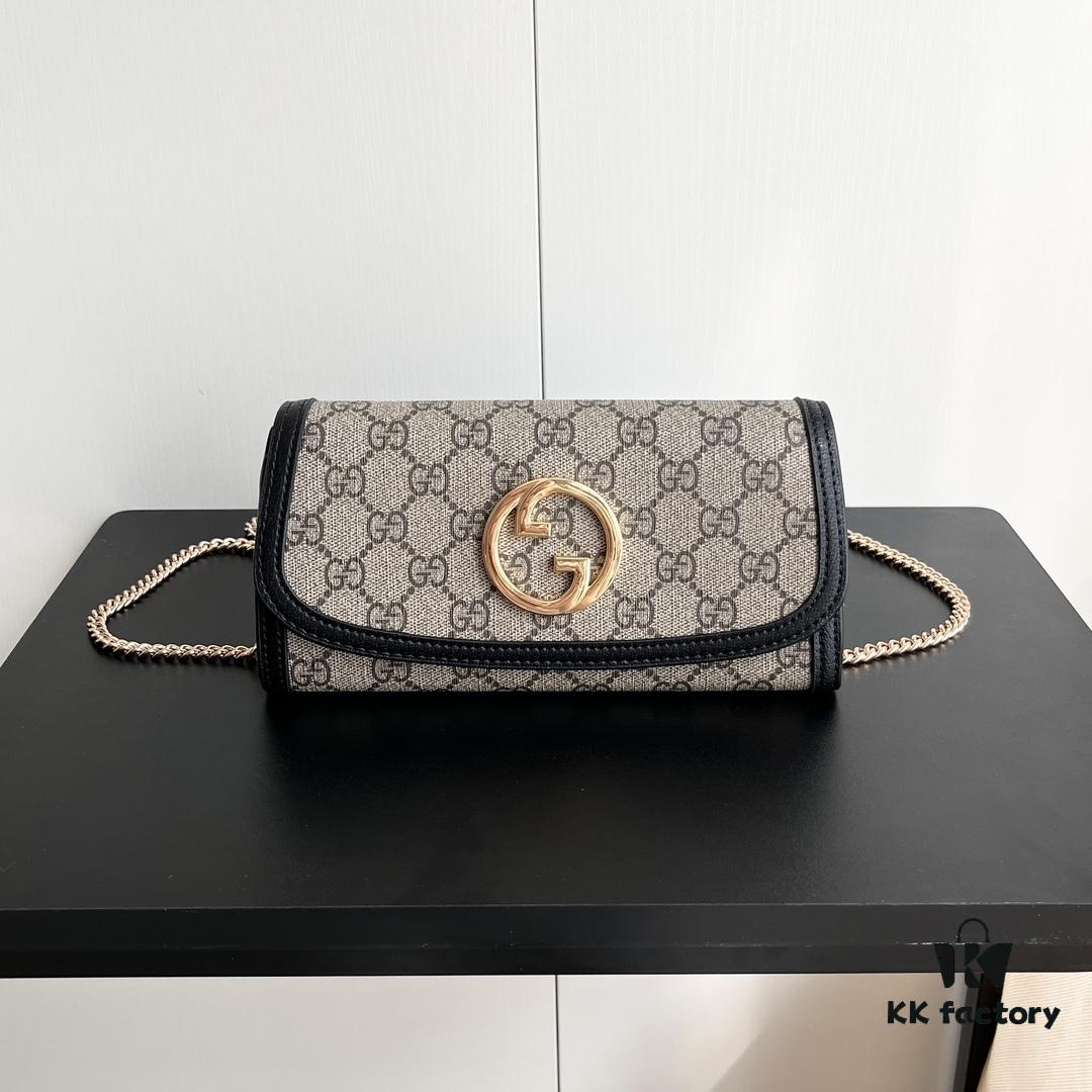 69308e126e68136f4d9a943a Authentic Gucci Blondie Bag 725215 with Box, Size: 21x10.5cm