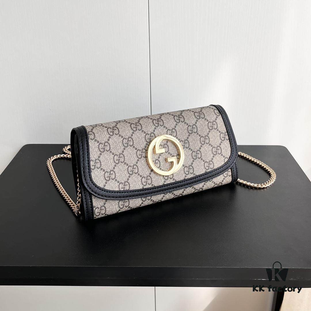 69308e126e68136f4d9a943d Authentic Gucci Blondie Bag 725215 with Box, Size: 21x10.5cm