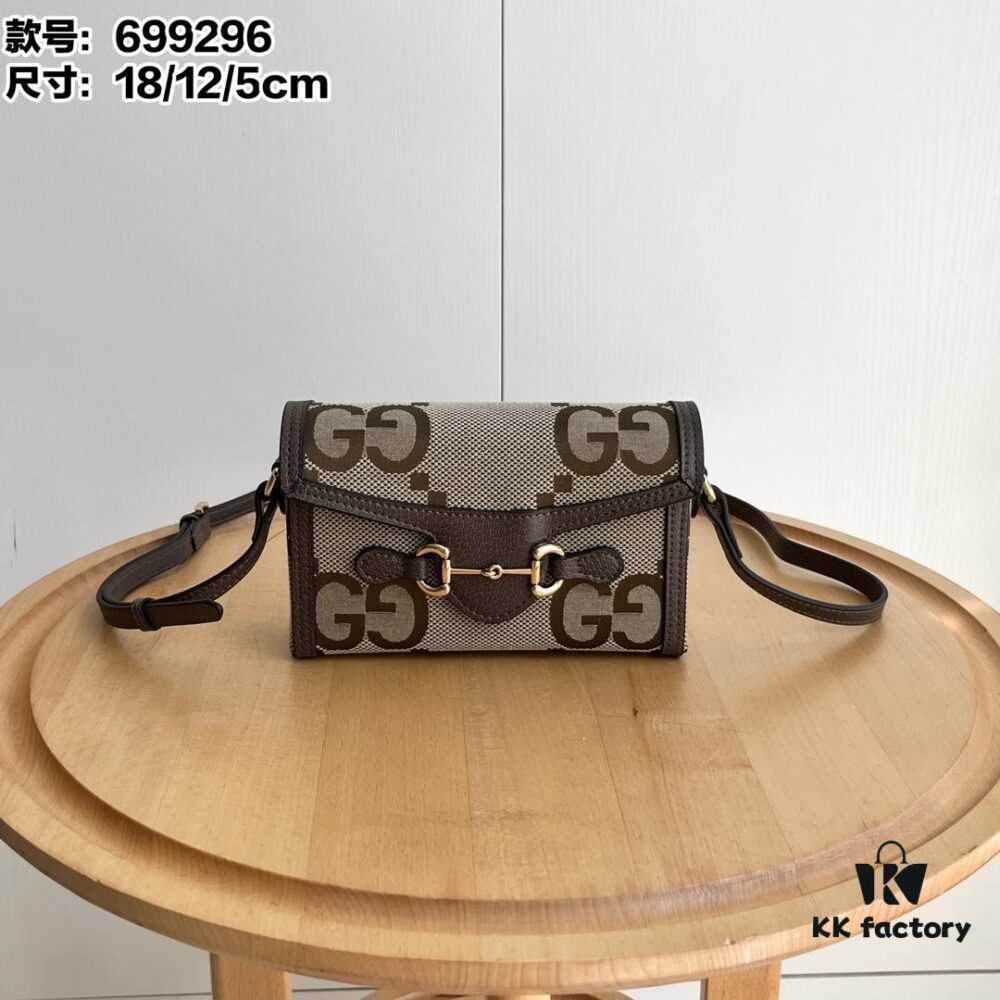 69308e2a6e68136f4d9a946d Gucci 1955 Horsebit Mini Crossbody Bag Model 699296 Real Photo