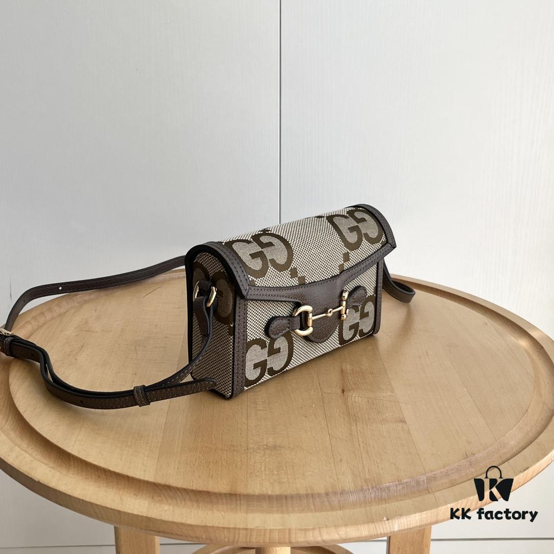 69308e2b6e68136f4d9a946f Gucci 1955 Horsebit Mini Crossbody Bag Model 699296 Real Photo