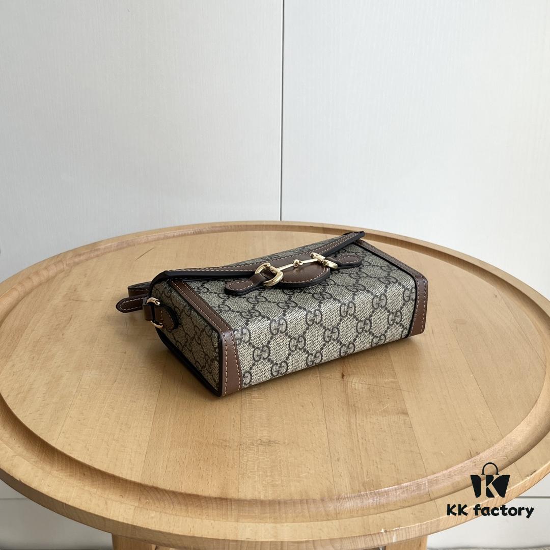 69308e3c6e68136f4d9a9491 Gucci 1955 Horsebit Mini Crossbody Bag in Caramel