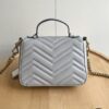 69308e526e68136f4d9a94bd Upgraded Version Real Shot - Gucci Marmont Mini Messenger Bag, Model No. 583571 Gray
