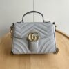 69308e536e68136f4d9a94bf Upgraded Version Real Shot - Gucci Marmont Mini Messenger Bag, Model No. 583571 Gray