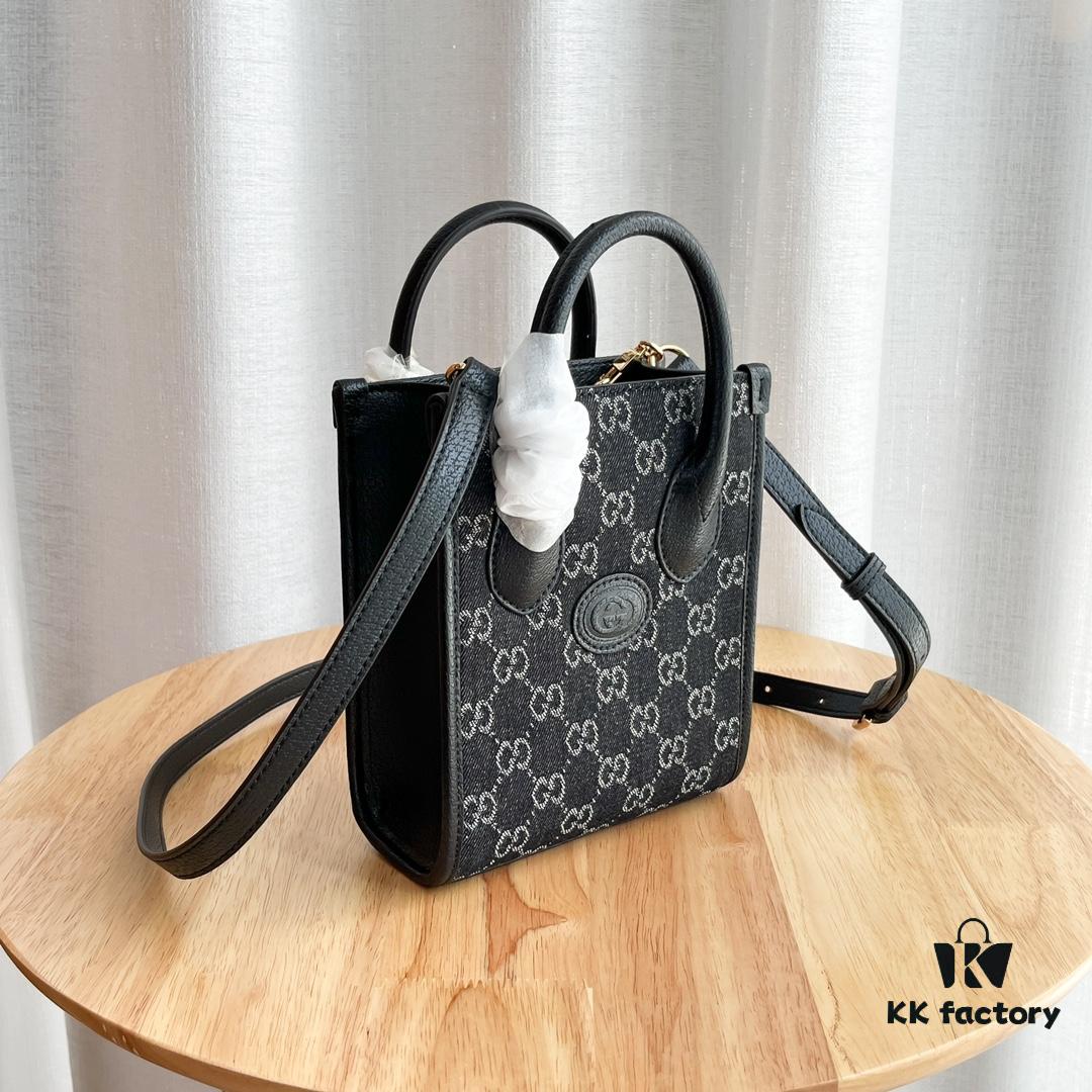 69308e5d6e68136f4d9a94d6 Gucci Retro Mini Tote Bag with Adjustable Shoulder Strap