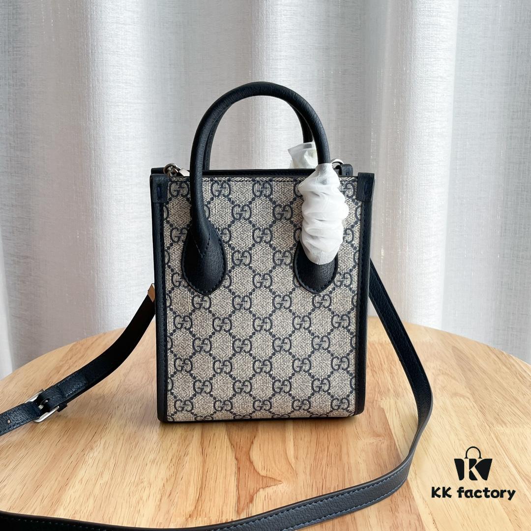 Gucci Retro Mini Tote Bag with Adjustable Shoulder Strap