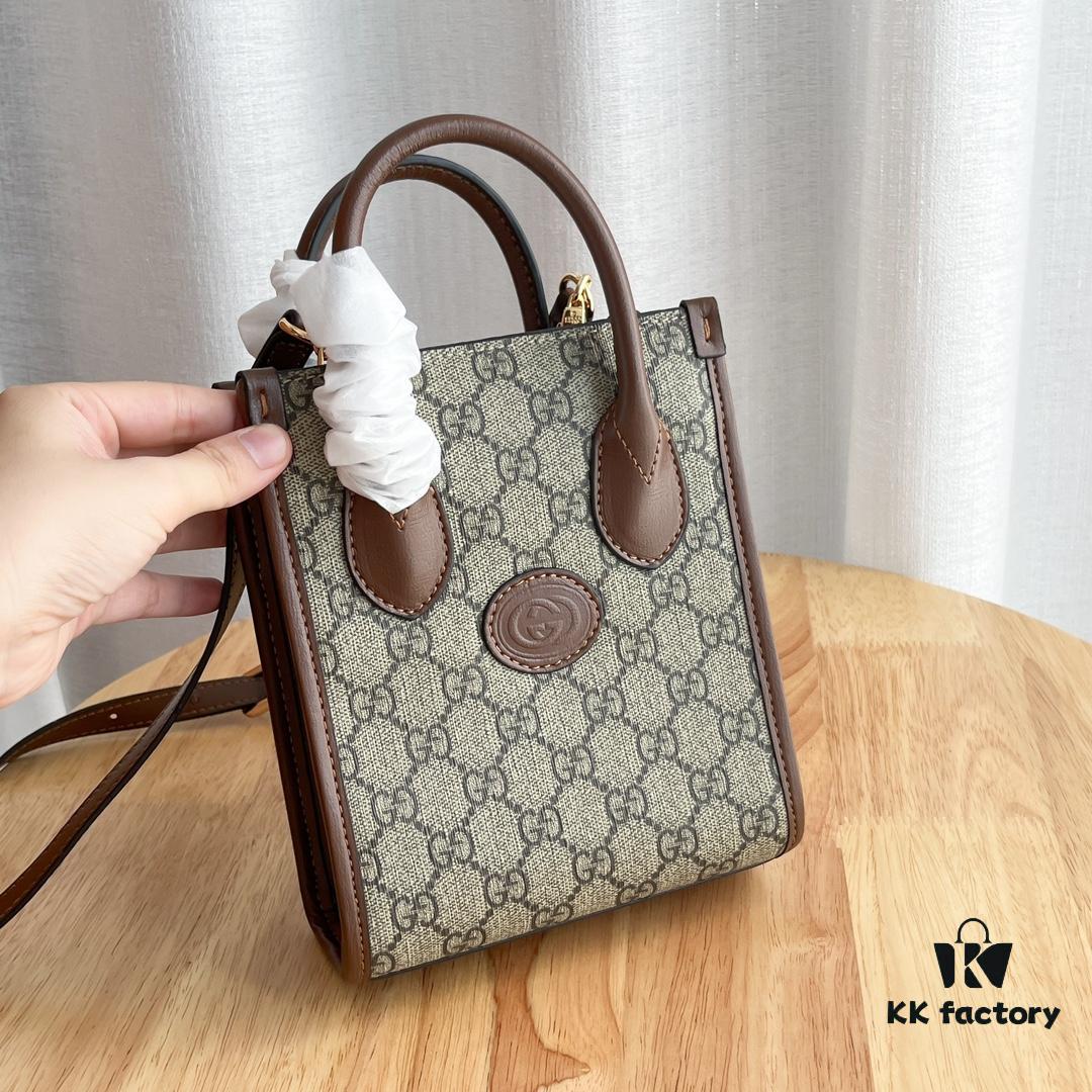 69308e6d6e68136f4d9a94f5 Gucci Retro Mini Tote Bag with Adjustable Strap