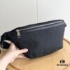 69308e6e6e68136f4d9a94f9 Gucci Super Double G Jumbo Series Waist Bag, Black Webbing Upgrade Version, Original Order Fabric + Tape, Adjustable Belt, Lightweight and High Capacity