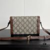 69308e796e68136f4d9a950c Gucci 1955 Horsebit Mini Crossbody Bag - Model 699296 Caramel