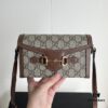 69308e7c6e68136f4d9a9510 Gucci 1955 Horsebit Mini Crossbody Bag - Model 699296 Caramel
