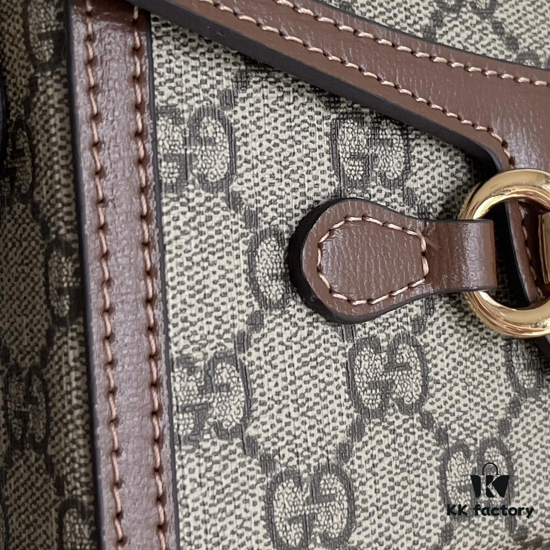 69308e7e6e68136f4d9a9514 Gucci 1955 Horsebit Mini Crossbody Bag - Model 699296 Caramel