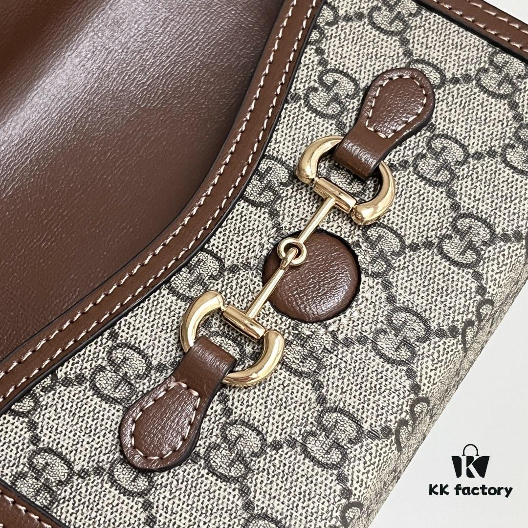 69308e7f6e68136f4d9a9516 Gucci 1955 Horsebit Mini Crossbody Bag - Model 699296 Caramel