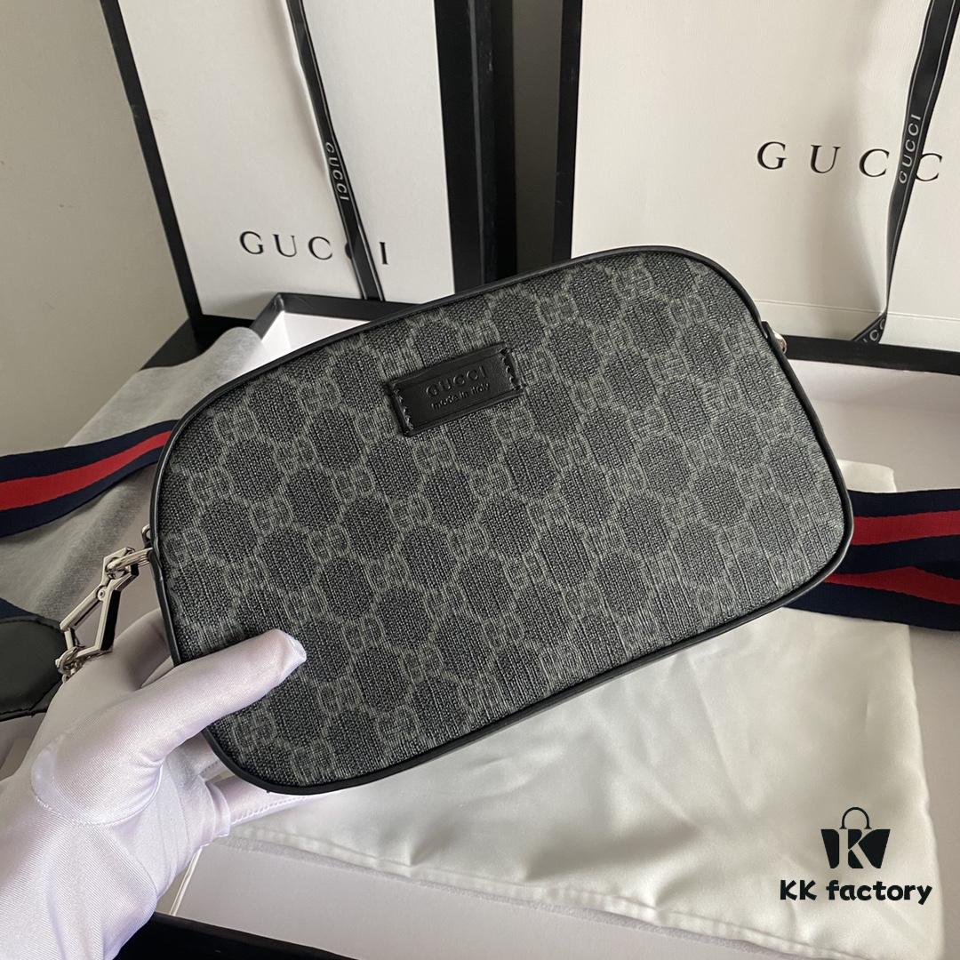 69308e866e68136f4d9a9521 GUCCI GG Black Series Crossbody Camera Bag