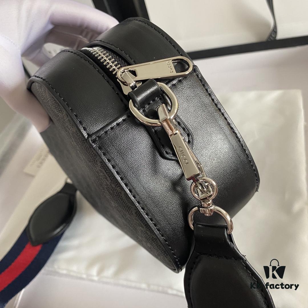69308e866e68136f4d9a9524 GUCCI GG Black Series Crossbody Camera Bag
