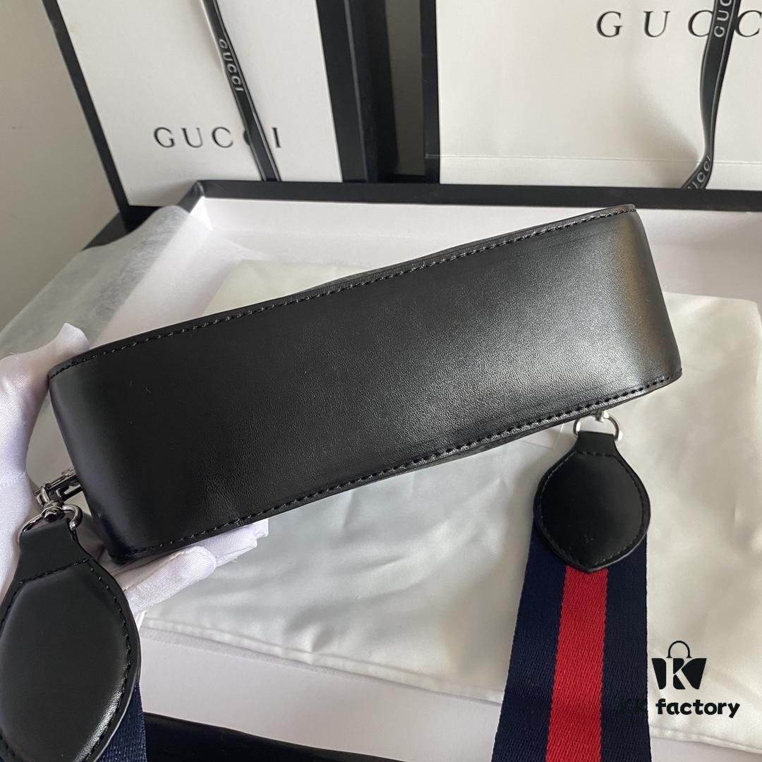 69308e886e68136f4d9a9526 GUCCI GG Black Series Crossbody Camera Bag