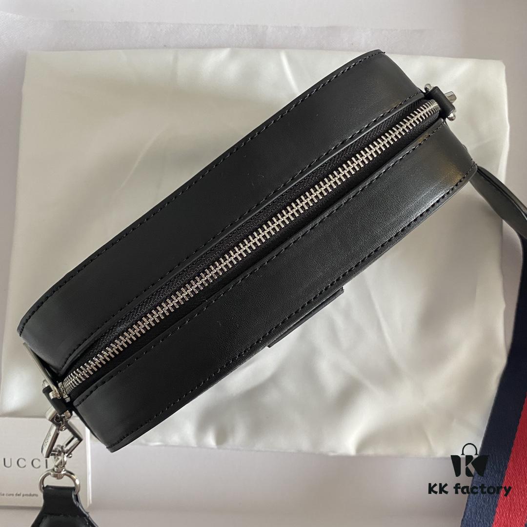 69308e886e68136f4d9a9527 GUCCI GG Black Series Crossbody Camera Bag