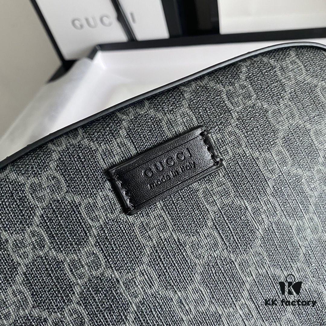 69308e886e68136f4d9a9528 GUCCI GG Black Series Crossbody Camera Bag