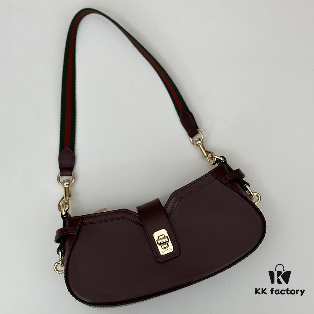 69308ea76e68136f4d9a9566 GUCCI New Arrival Cabinet Quality, Top Original Single Item, Real Photo, Model No. 786015 Red Leather, Size 12×24×5cm, In Stock