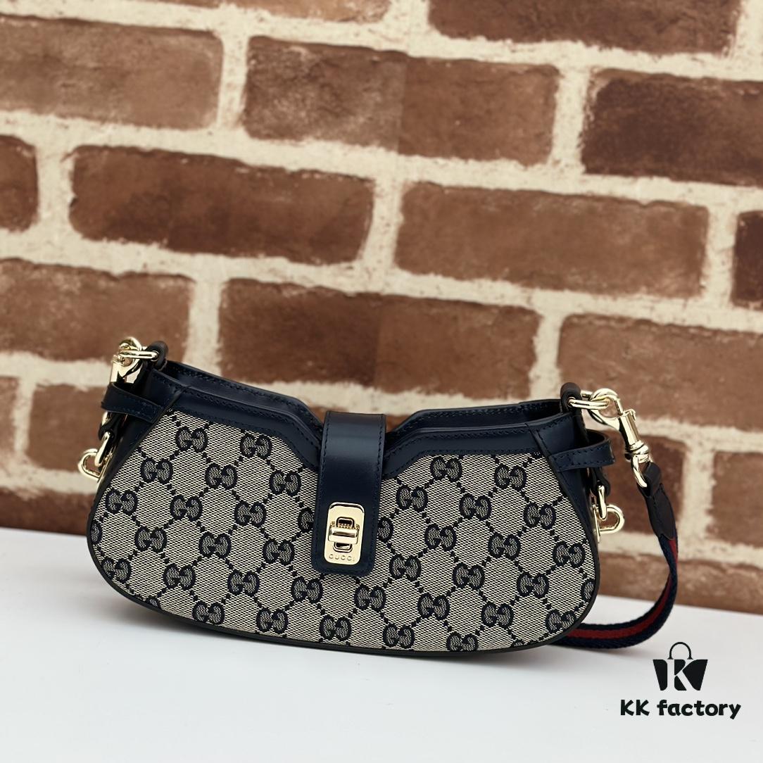 69308eb76e68136f4d9a9584 GUCCI New Arrival Cabinet Quality, Top Original Single Item, Real Photo. Model No. 786015 Blue, Size 12×24×5 cm